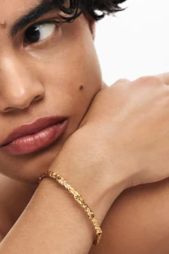 Pulsera de estrellas baño oro  Zalio