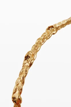 Pulsera de estrellas baño oro Zalio