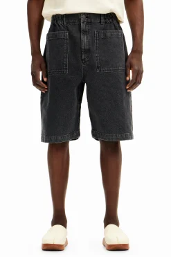 Shorts denim bolsillos