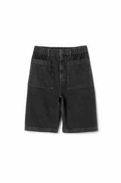 Shorts denim bolsillos