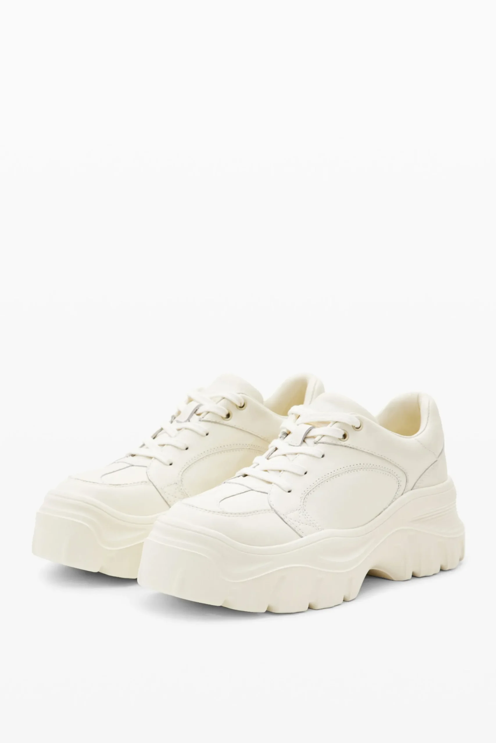 Sneakers chunky piel