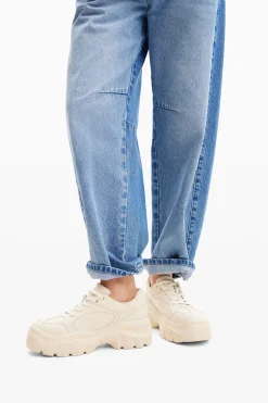 Sneakers chunky piel