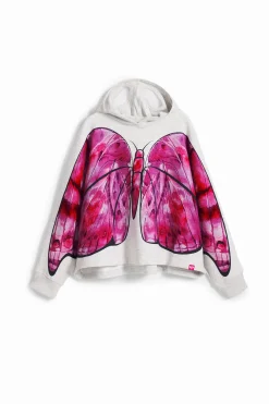 Sudadera capa mariposa