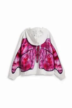Sudadera capa mariposa