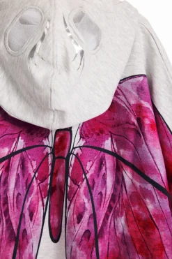 Sudadera capa mariposa