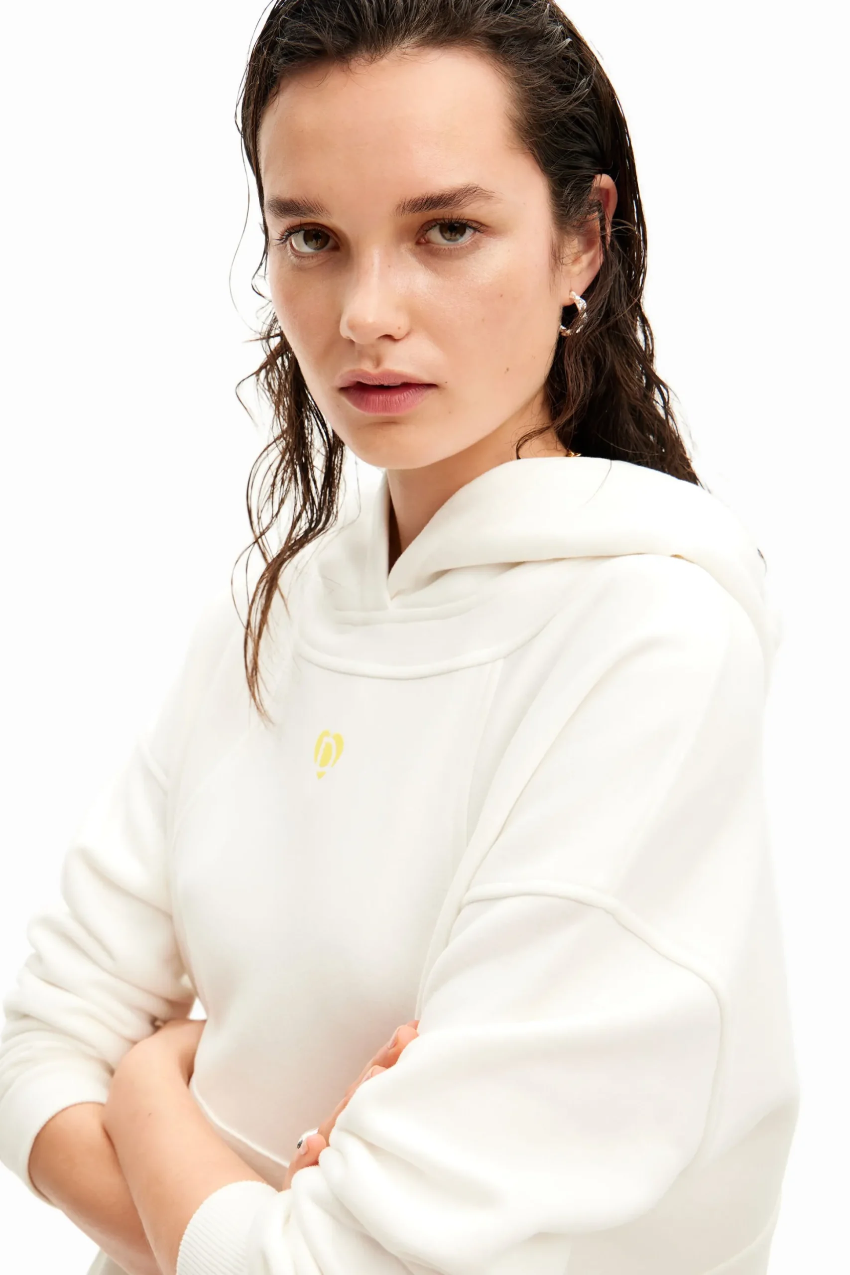 Sudadera capucha patch