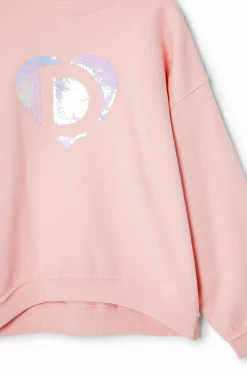 Sudadera corazón Desigual