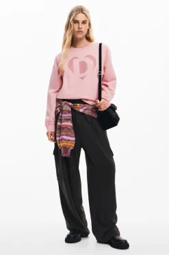 Sudadera corazón Desigual