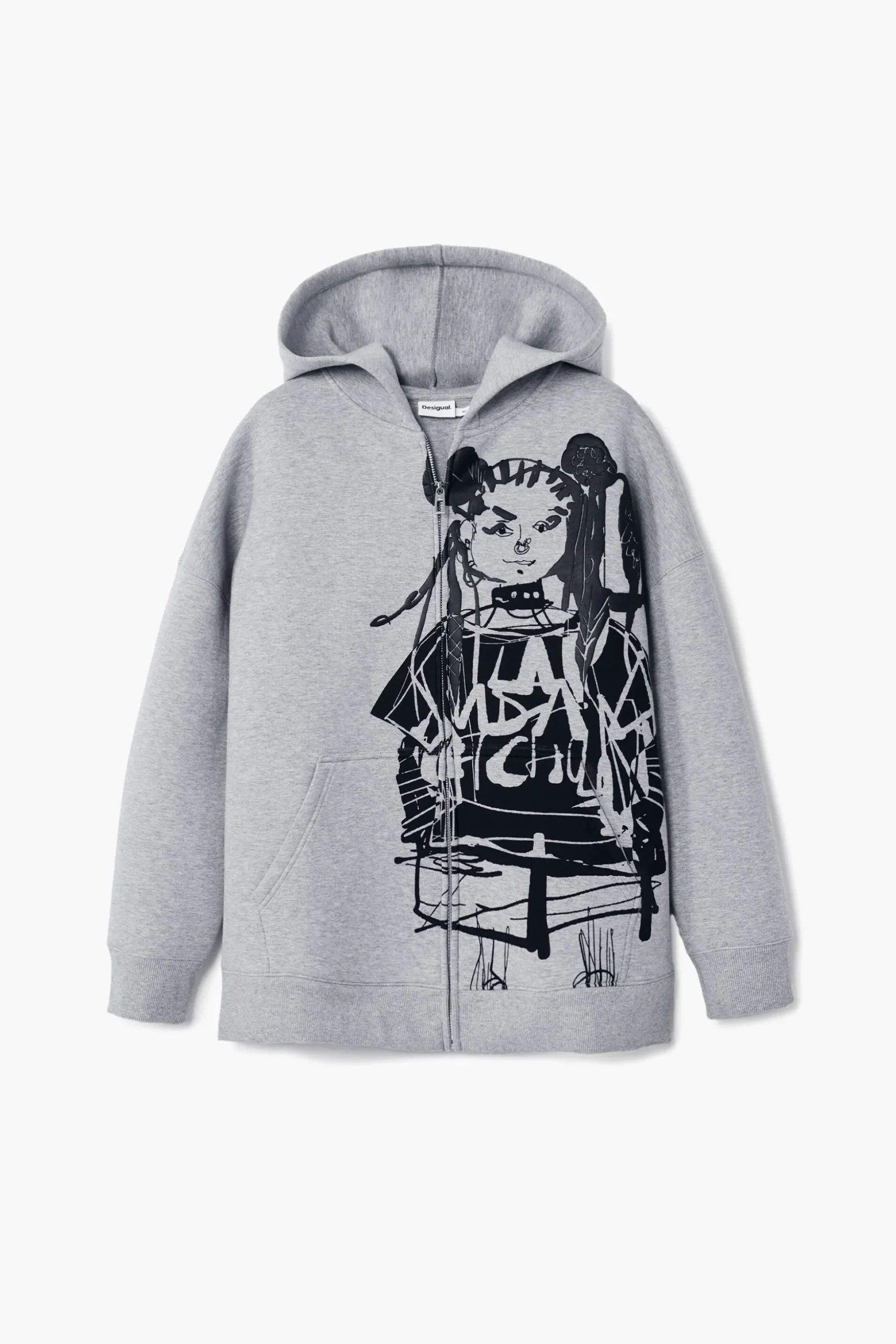 Sudadera cremallera estampada M. Christian Lacroix