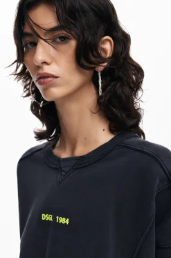 Sudadera efecto lavado