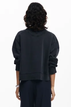 Sudadera efecto lavado