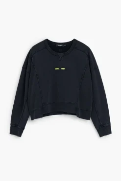Sudadera efecto lavado
