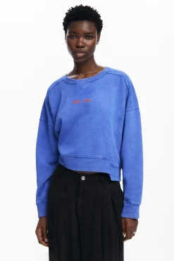 Sudadera efecto lavado