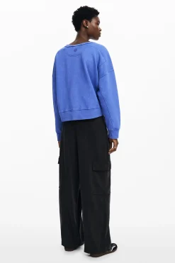 Sudadera efecto lavado