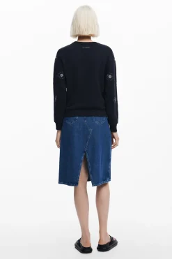 Sudadera flores joya
