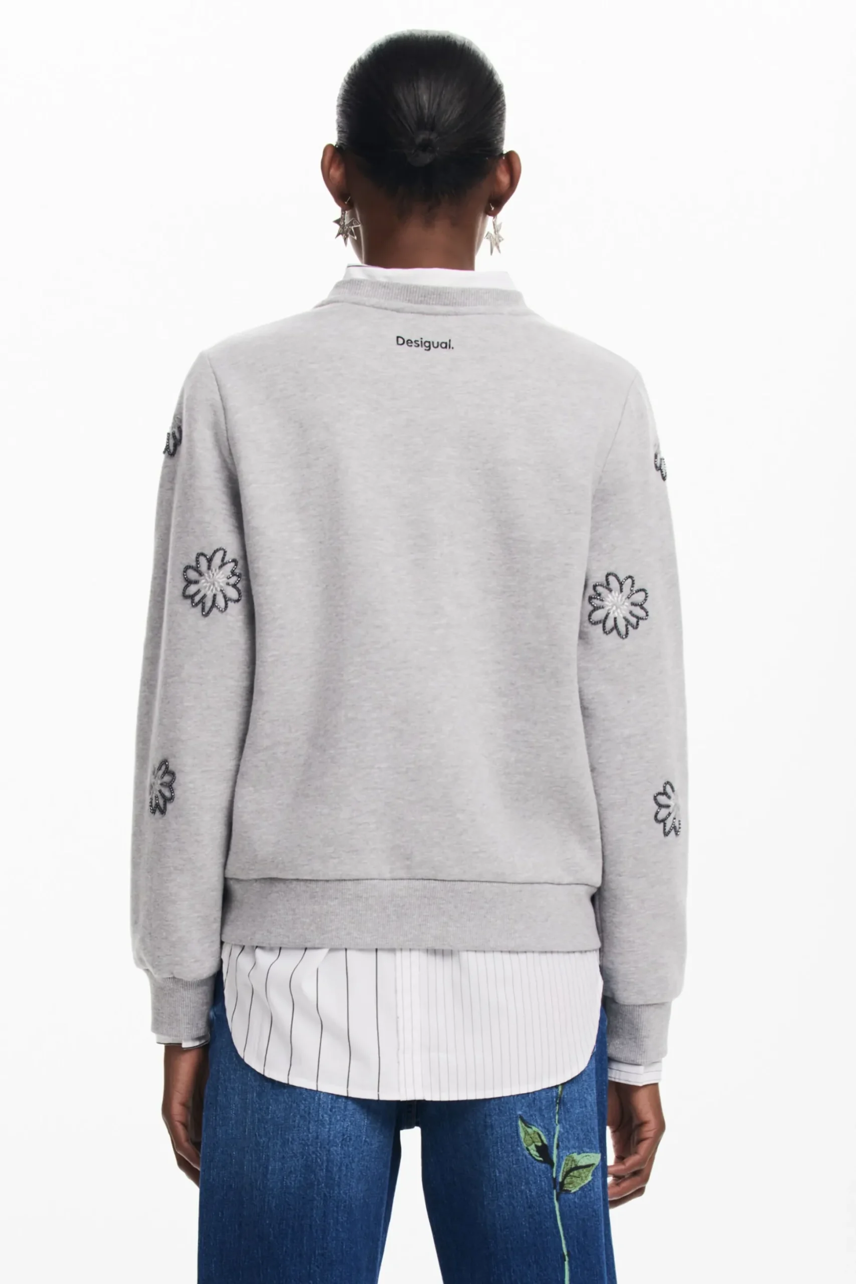 Sudadera flores joya
