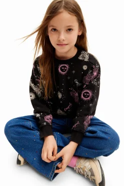 Sudadera flores universo