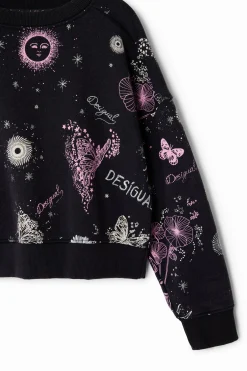 Sudadera flores universo