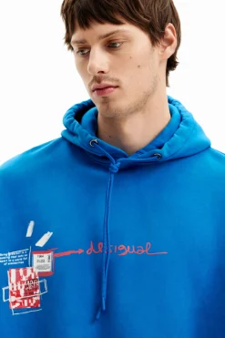 Sudadera graffiti capucha