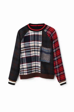 Sudadera lana tartán