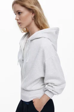 Sudadera lisa capucha