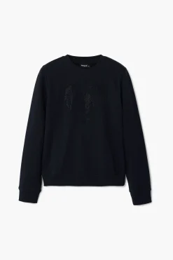 Sudadera logo strass
