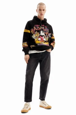 Sudadera Mickey Mouse patchwork