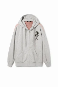 Sudadera oversize jacquard Mickey Mouse