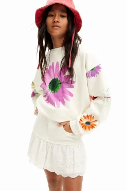 Sudadera oversize margaritas