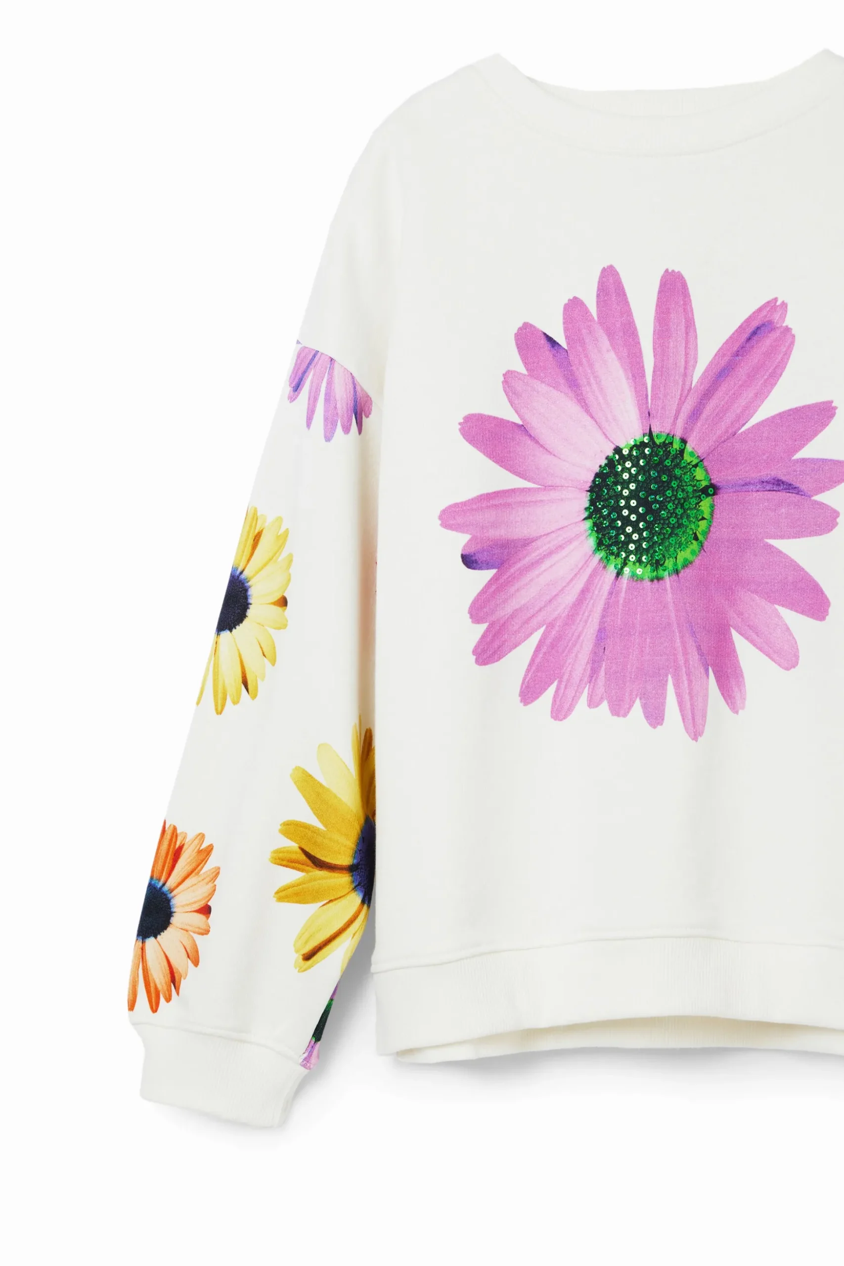 Sudadera oversize margaritas