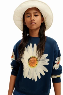 Sudadera oversize margaritas