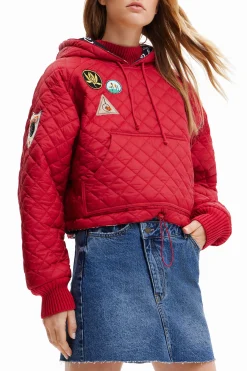 Sudadera padded con parches