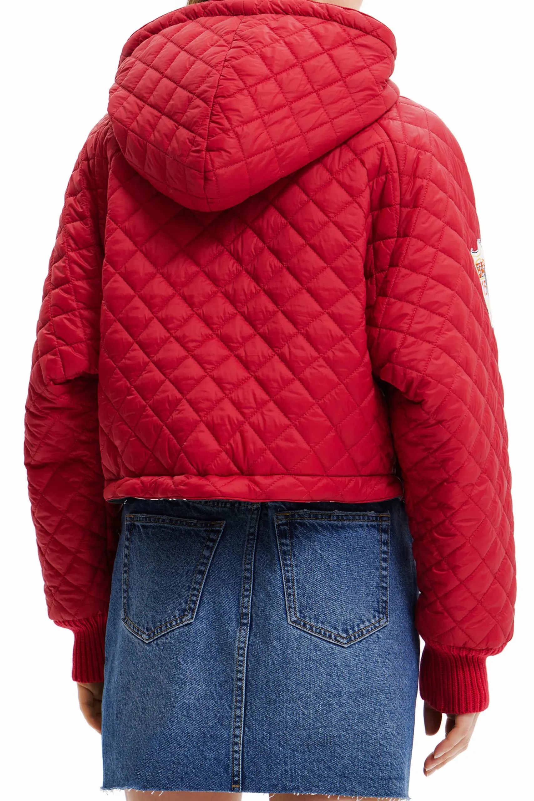 Sudadera padded con parches