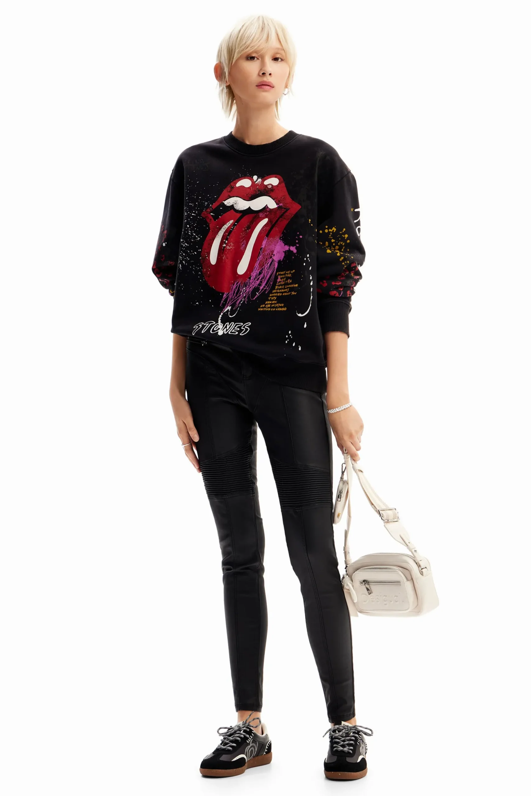 Sudadera splatter The Rolling Stones
