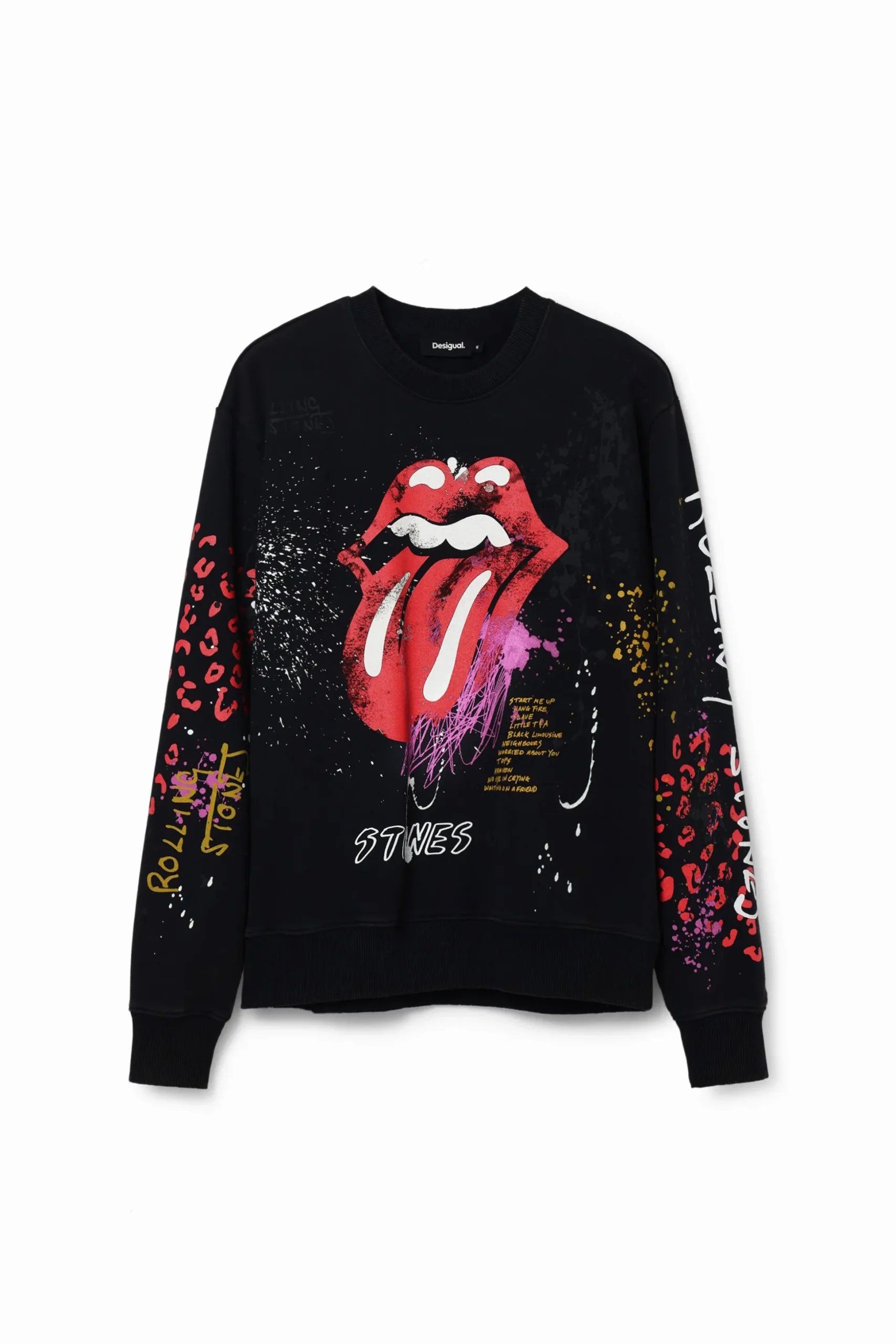 Sudadera splatter The Rolling Stones