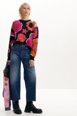 Vaqueros culotte denim