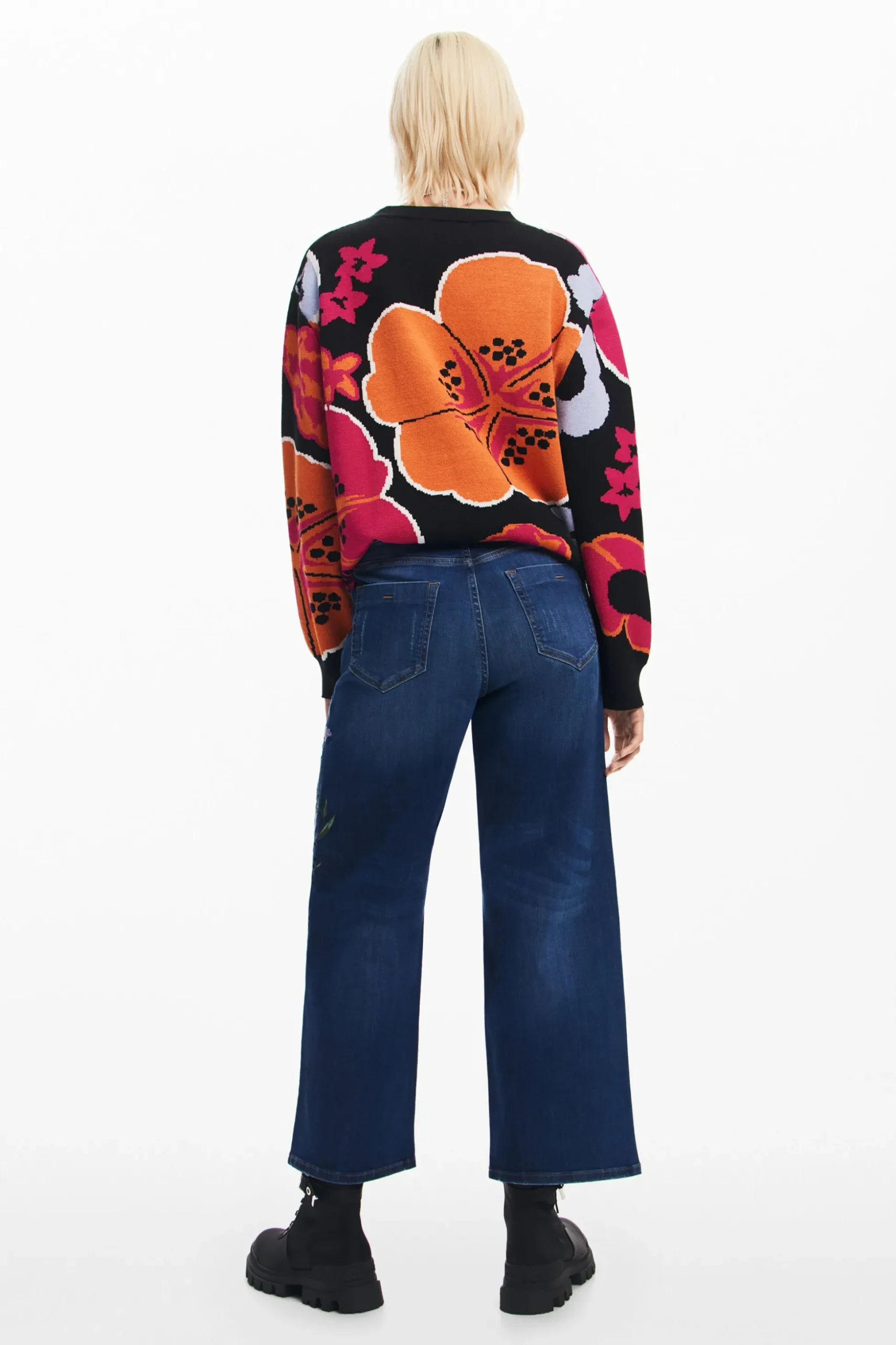Vaqueros culotte denim