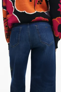 Vaqueros culotte denim