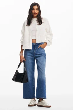 Vaqueros culotte denim