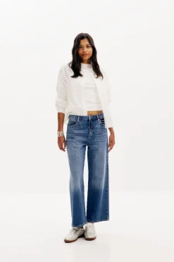 Vaqueros culotte denim