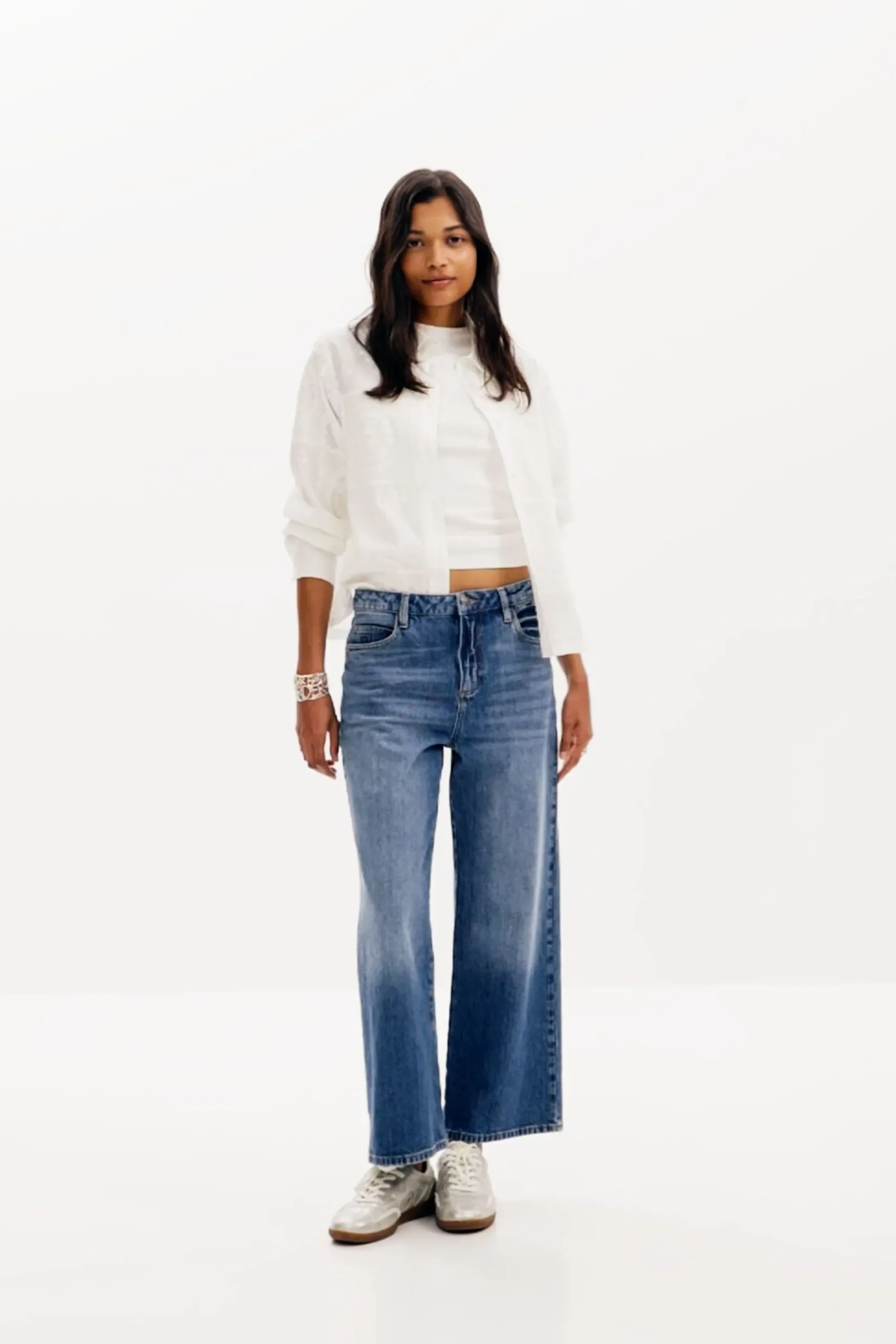 Vaqueros culotte denim