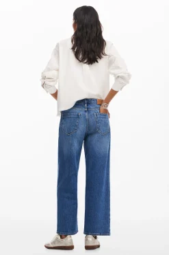 Vaqueros culotte denim