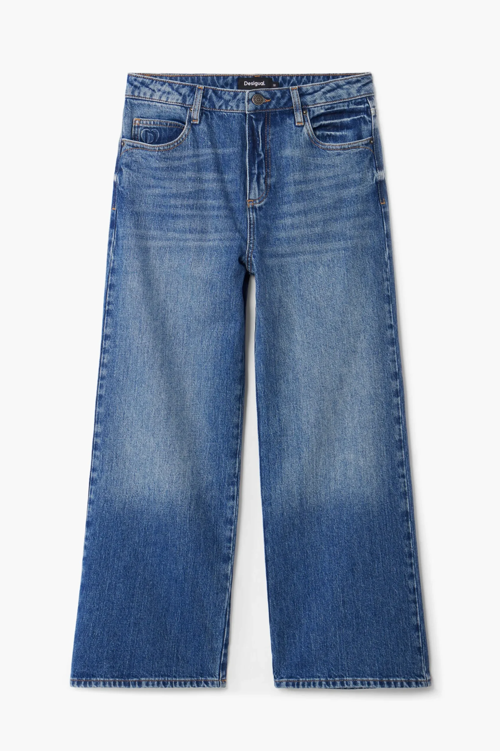 Vaqueros culotte denim