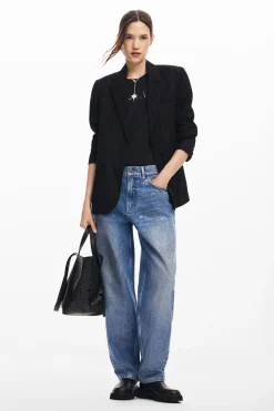 Vaqueros denim balloon