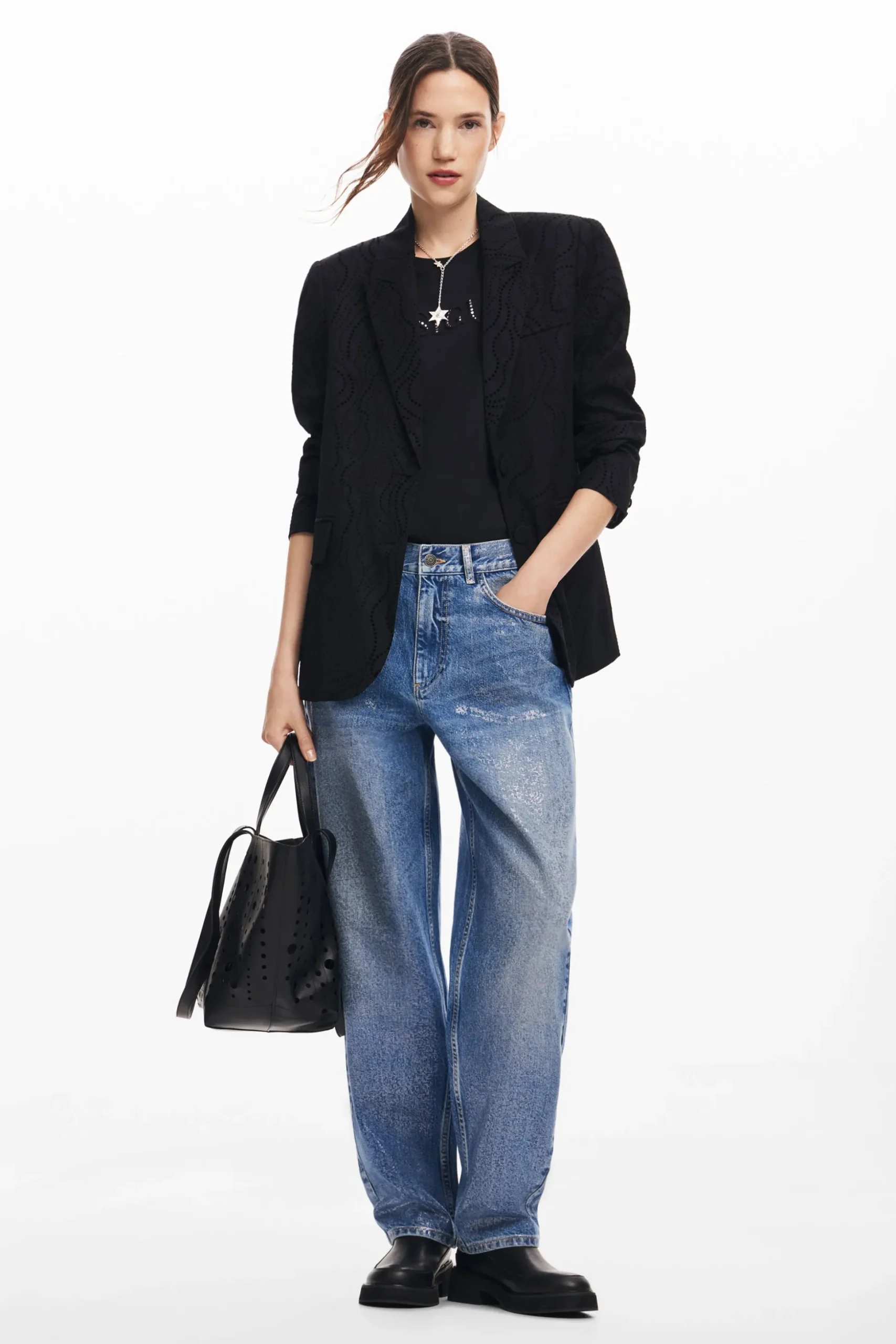 Vaqueros denim balloon