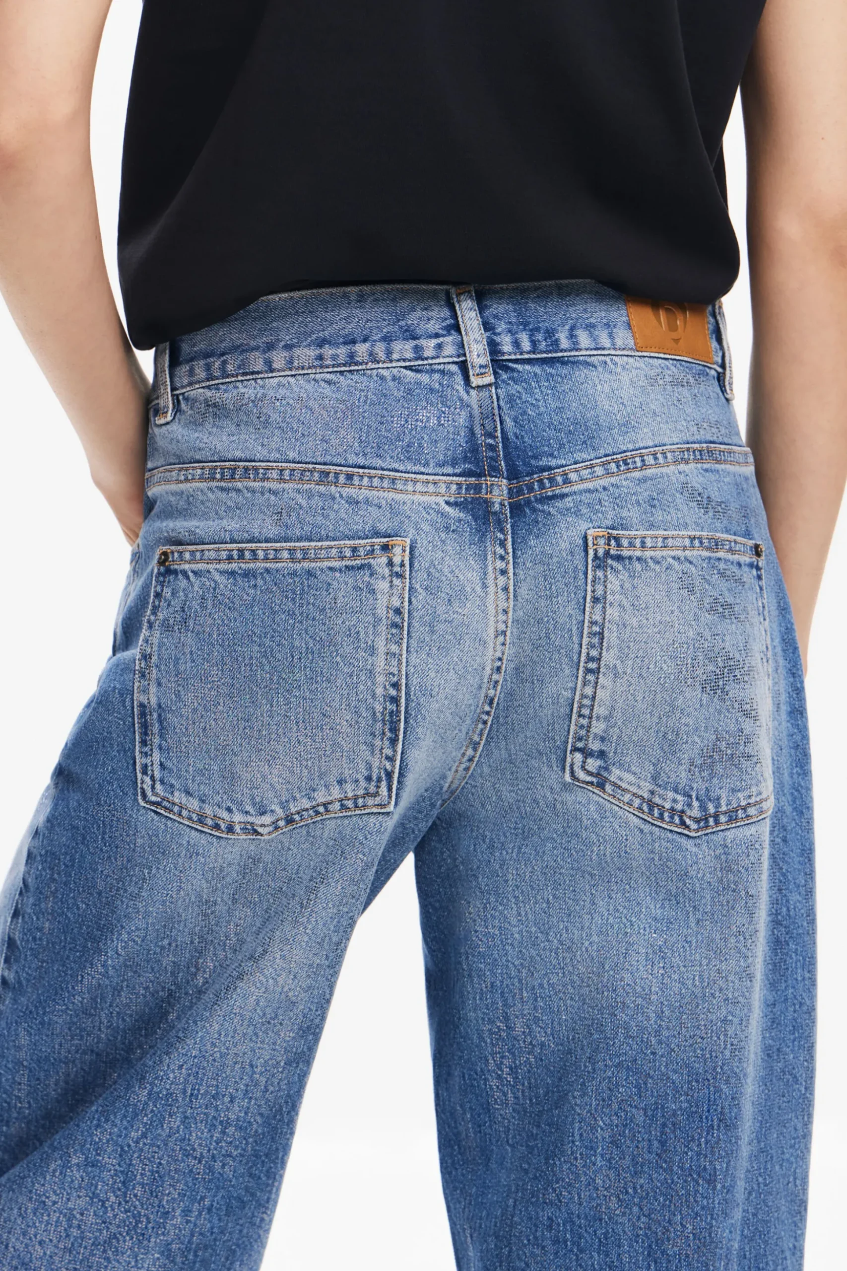 Vaqueros denim balloon