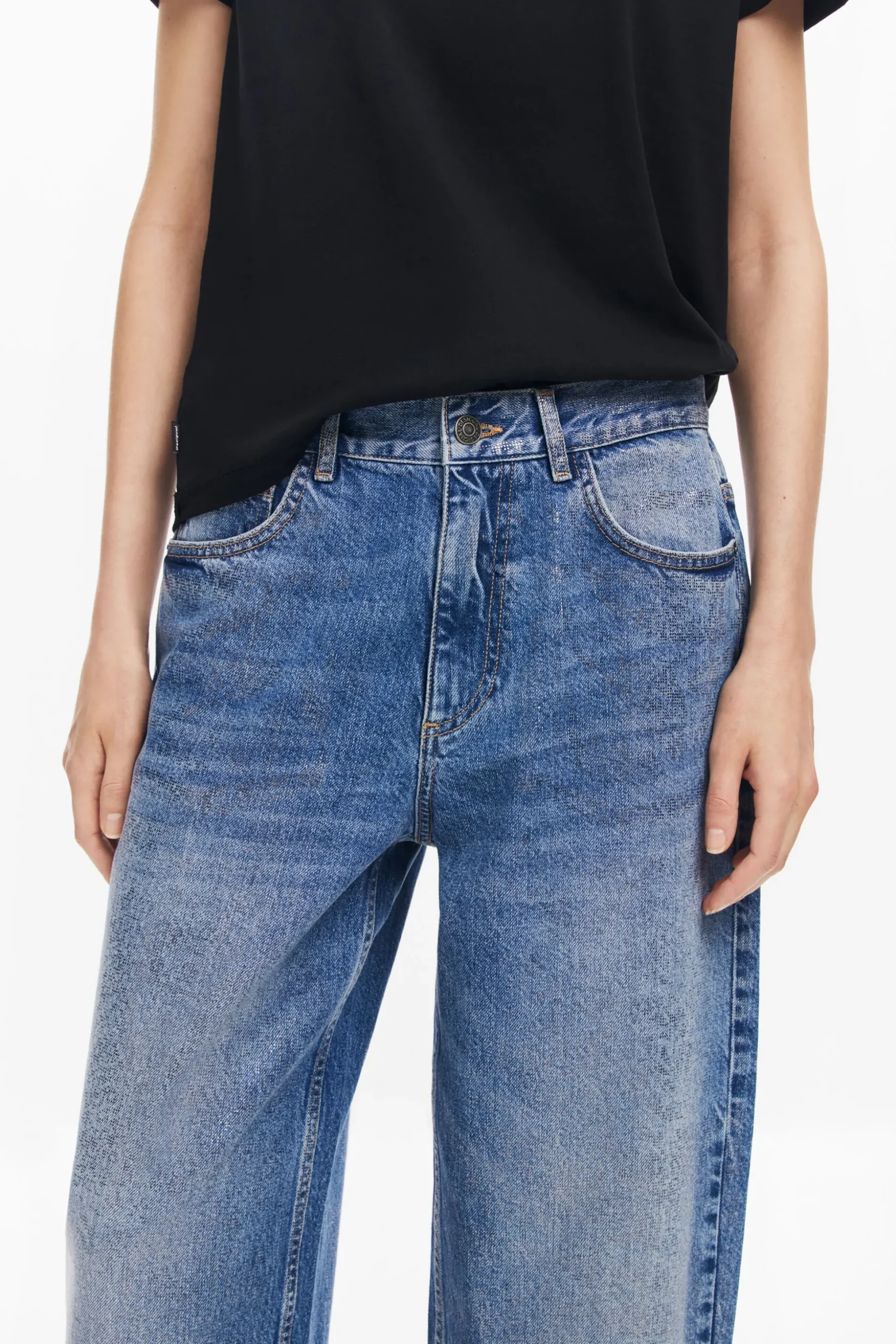Vaqueros denim balloon