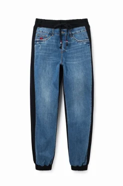 Vaqueros jogger contraste