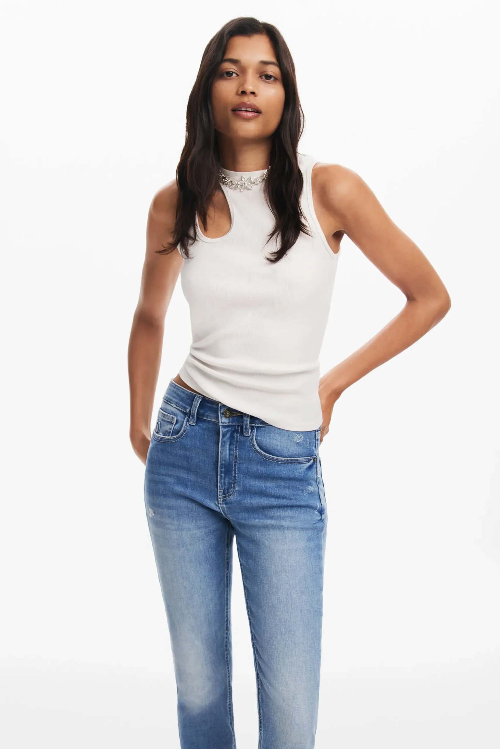 Vaqueros skinny lisos
