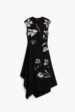 Vestido asimétrico flores